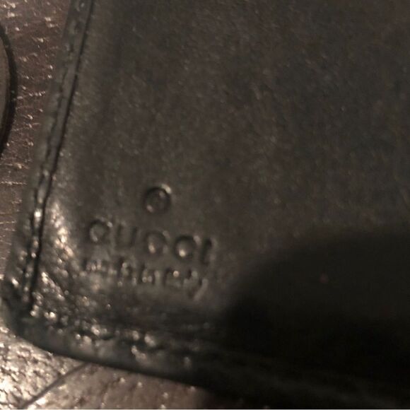 GUCCI Black Bi-fold Men’s Wallet - Picture 4 of 12